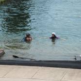 Sk&ouml;nt med ett dopp efter tr&auml;ningen