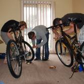 Montering av v&aring;ra nya K-mart cyklar